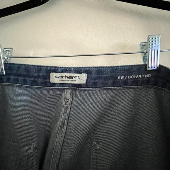 Carhartt WIP Blue Boyfriend Jeans - Picture 4 of 8